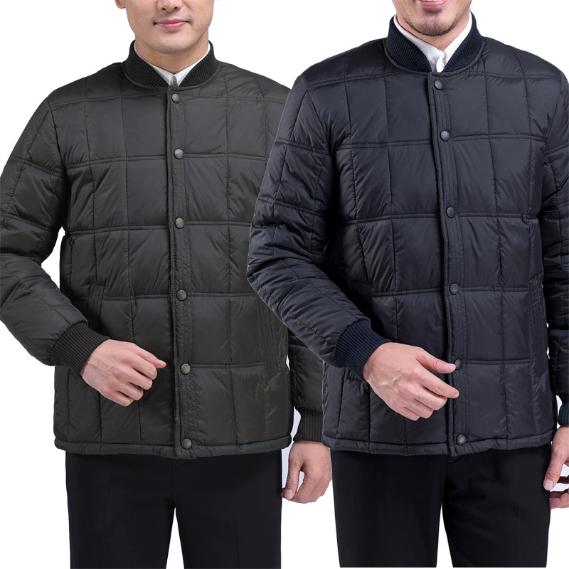 Оптовая Продажа с фабрики, новая мужская пуховая хлопковая стеганая куртка, зимняя утолщенная верхняя одежда, куртка, подкладка для кармана на молнии, маленькая хлопковая стеганая куртка