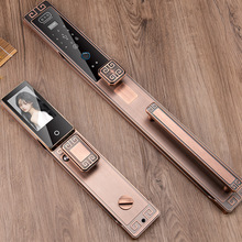 3D人脸识别新中式智能锁别墅双开大门入户门家用防盗门指纹锁