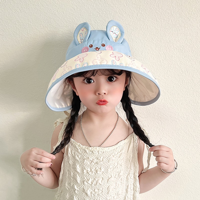 Children's summer thin sun hat for men and women solar-powered