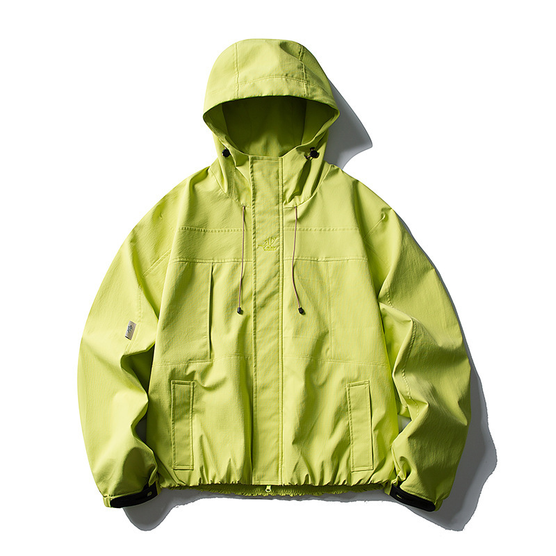 尼龙山系防风防水多口袋男女轻量化抗撕裂登山服外套运动耐磨机能|undefined