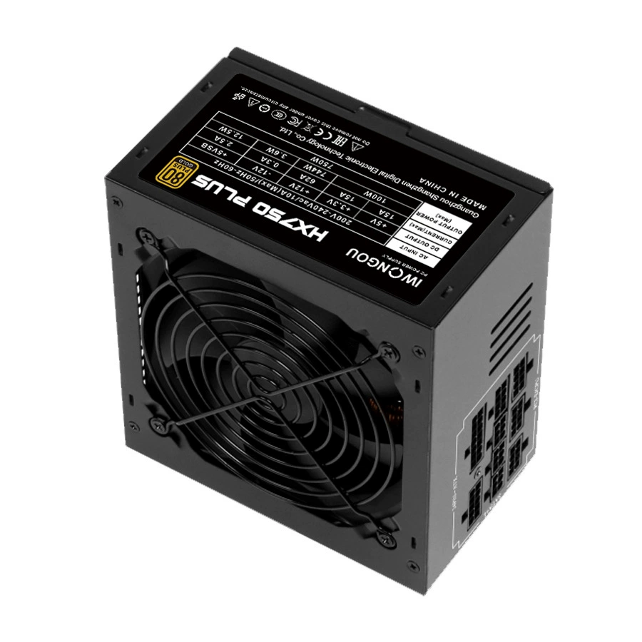 Блок питания для настольного компьютера Iwongou Gold Medal 750W с активным PFC
