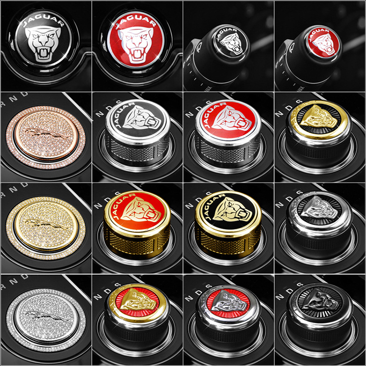 Suitable for Jaguar XF XE XJL XJ F-PACE XFL interior modification central control gear knob cover