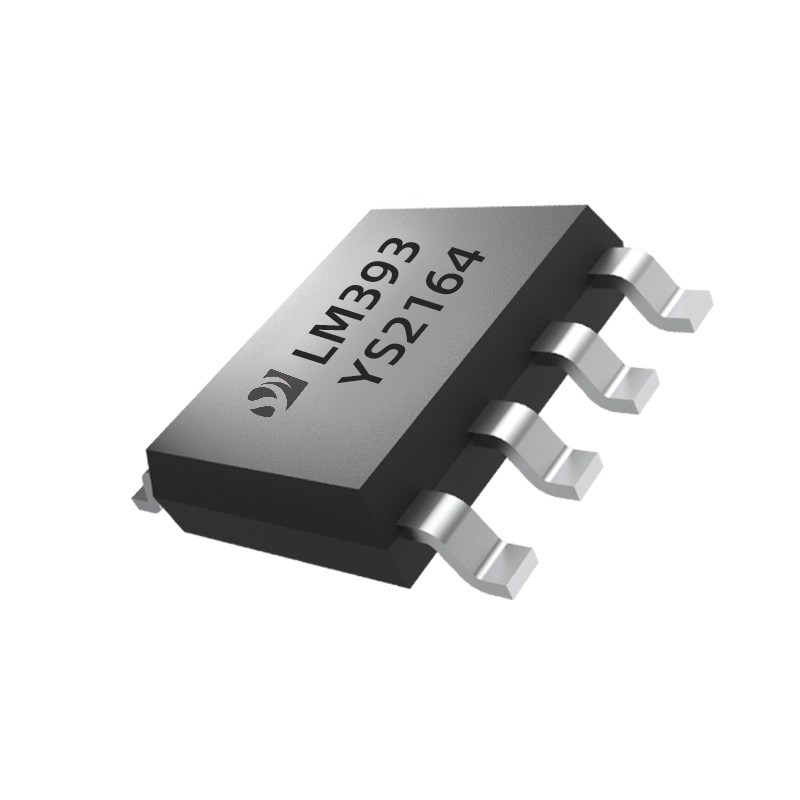 ����LM393��װSOP-8��·��ѹ�Ƚ���IC ���ԱȽ�������Ŵ���оƬ