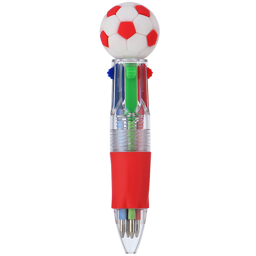 Transfronterizos para lindos bolígrafos de fútbol, baloncesto, rugby, dibujos animados multicolores mini bolígrafos cortos