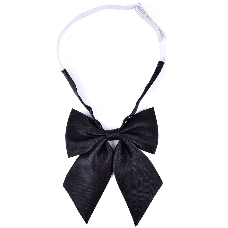 Solid color bow tie