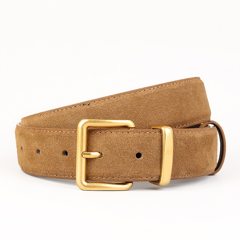 Brown-gold buckle