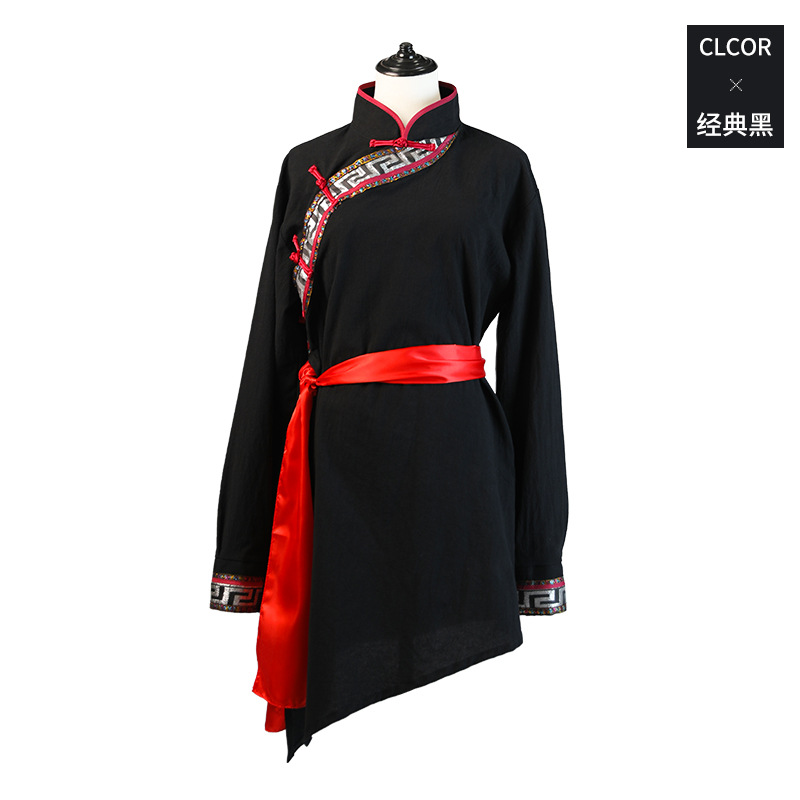 Ropa de práctica nueva danza mongol étnica EXAMEN DE ARTE masculino ropa de rendimiento de danza mongol femenina nueva ropa de rendimiento femenino