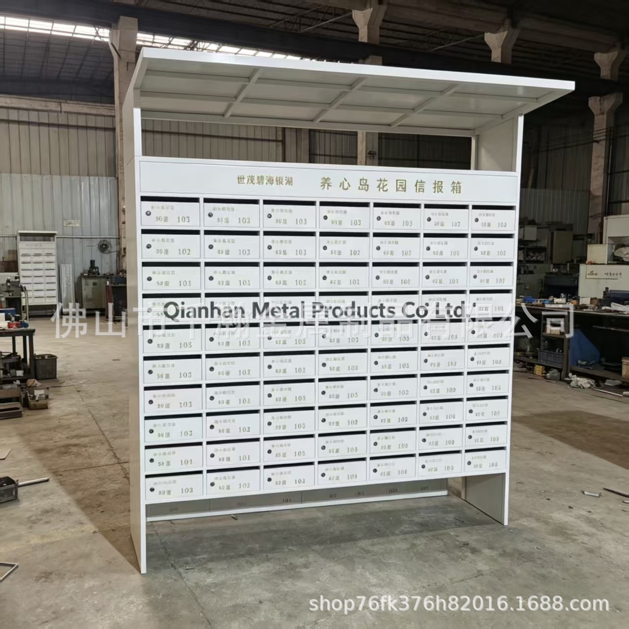 Outdoor Mailbox Factory Matte Gray Spray-Coated Industrial Park Mailbox Resistant to Sun Exposure and Not Easy to Fade Outdoor Stainless Steel Mailbox