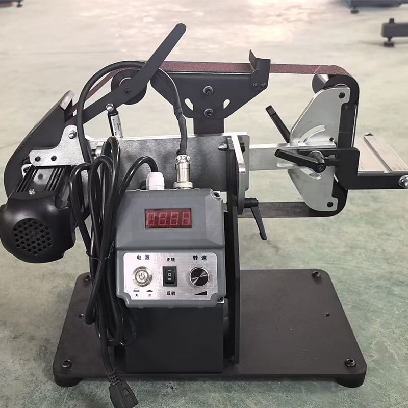 家用砂带机全自动电动DIY抛光机磨刀神器台式砂纸打磨机