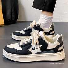 男鞋秋季2025新款轻便百搭潮流鞋子爆款运动休闲厚底男士板鞋