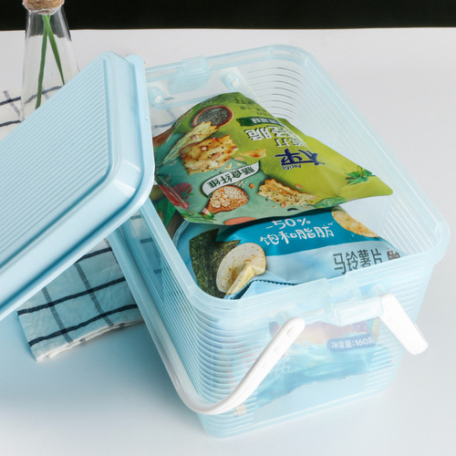 Storage box plastic household clothes quilt toy storage box outdoor snack storage box car tool suitcase