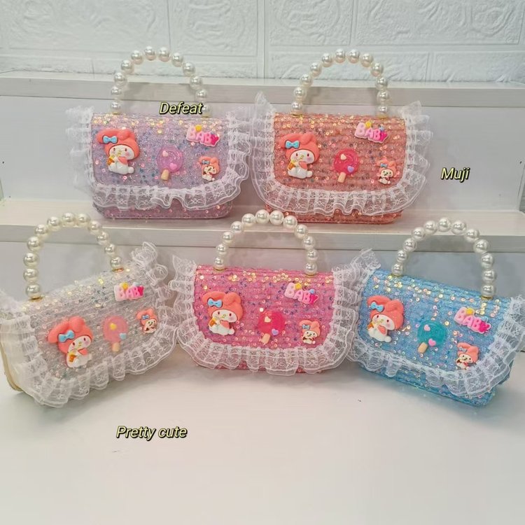 Bolsas infantiles lindas princesas de dibujos animados bolsas de mano niñas extranjeras bolsas de hombro para niños accesorios de cambio