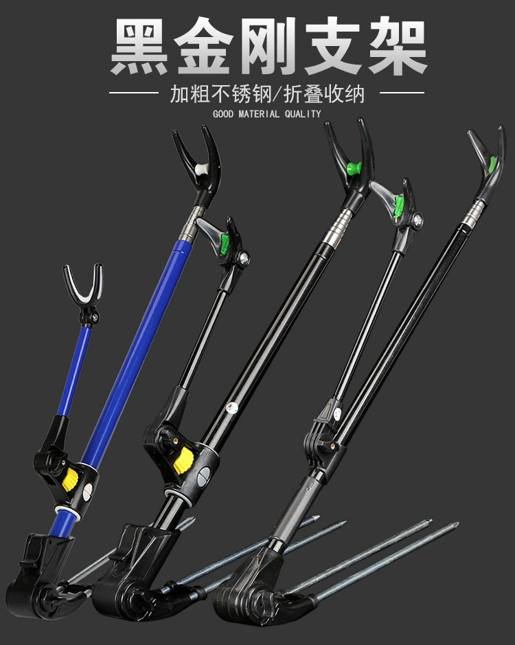 Утолщенный кронштейн башни удочки из нержавеющей стали, двухцелевой рыболовный кронштейн, рыболовный ящик, заземляющий кронштейн, рыболовные принадлежности оптом