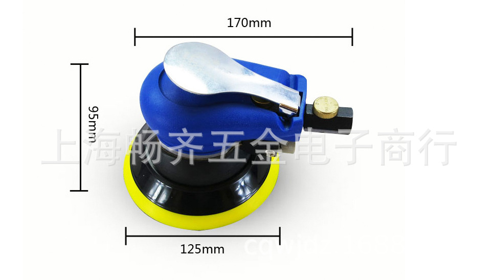 CQ-2851气动打磨机，5寸气动研磨机，125mm砂光机，气动抛光机