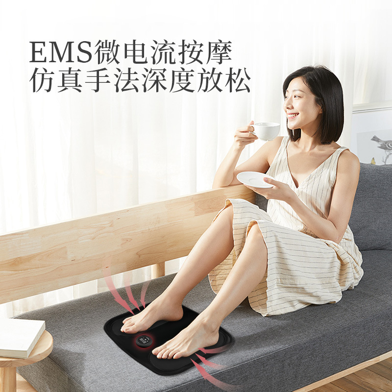 EMS スマートフットマッサージフットマット振動マッサージャーフットマッサージ機フットパルス美脚装置滑り止め|undefined