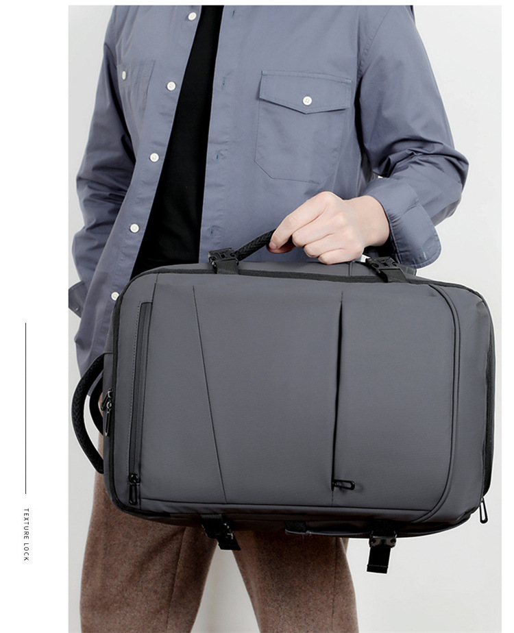 Cross-border computer bag backpack, men's style, fashionable, shoulder-carry, large-capacity commuting schoolbag, business backpack undefined