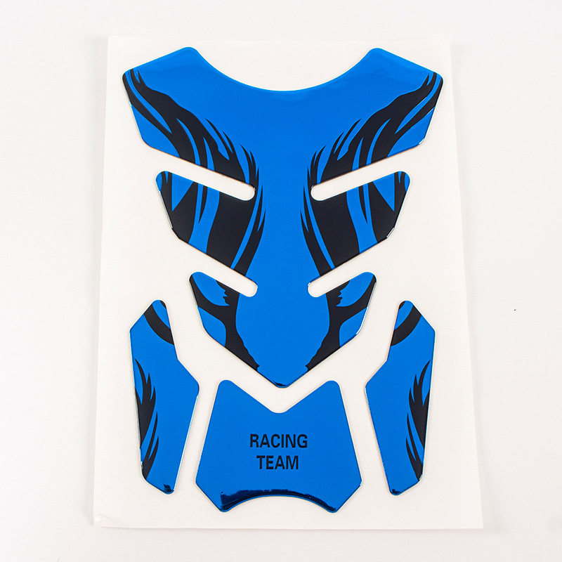 现货摩托车鱼骨贴定 制车身装饰贴pvc鱼骨贴立体跑车贴油箱贴