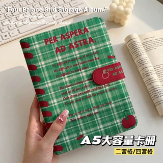 复古创意A5活页相册本小卡收纳册软皮6孔可替换芯ins风纪念册追星