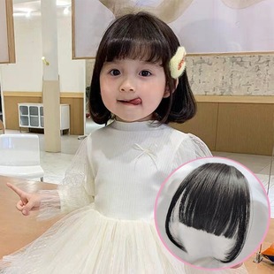 Children's Bangs Wig Girls Cute and Playful Natural Bangs Baby Artificial Hair Comic Bangs