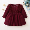 Autumn solid lace small princess costume, 2021 collection, Korean style, city style, long sleeve