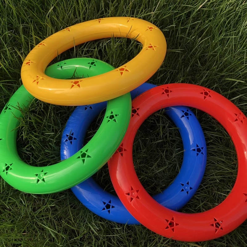 Jardín de infantes para niños al aire libre ejercicios matutinos sensoriales entrenamiento con equipos de anillo de gimnasia de círculo sonoro pulsera de juguetes táctiles para niños