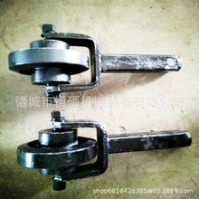 履带底盘配件福田收割机配件支重轮 导向轮导向轮总成 钻井机配件