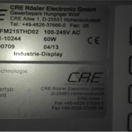 RE Roesler Electron    CDFM215THD02