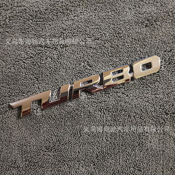 Automobile alloy modified turbocharged Turbo metal car sticker…