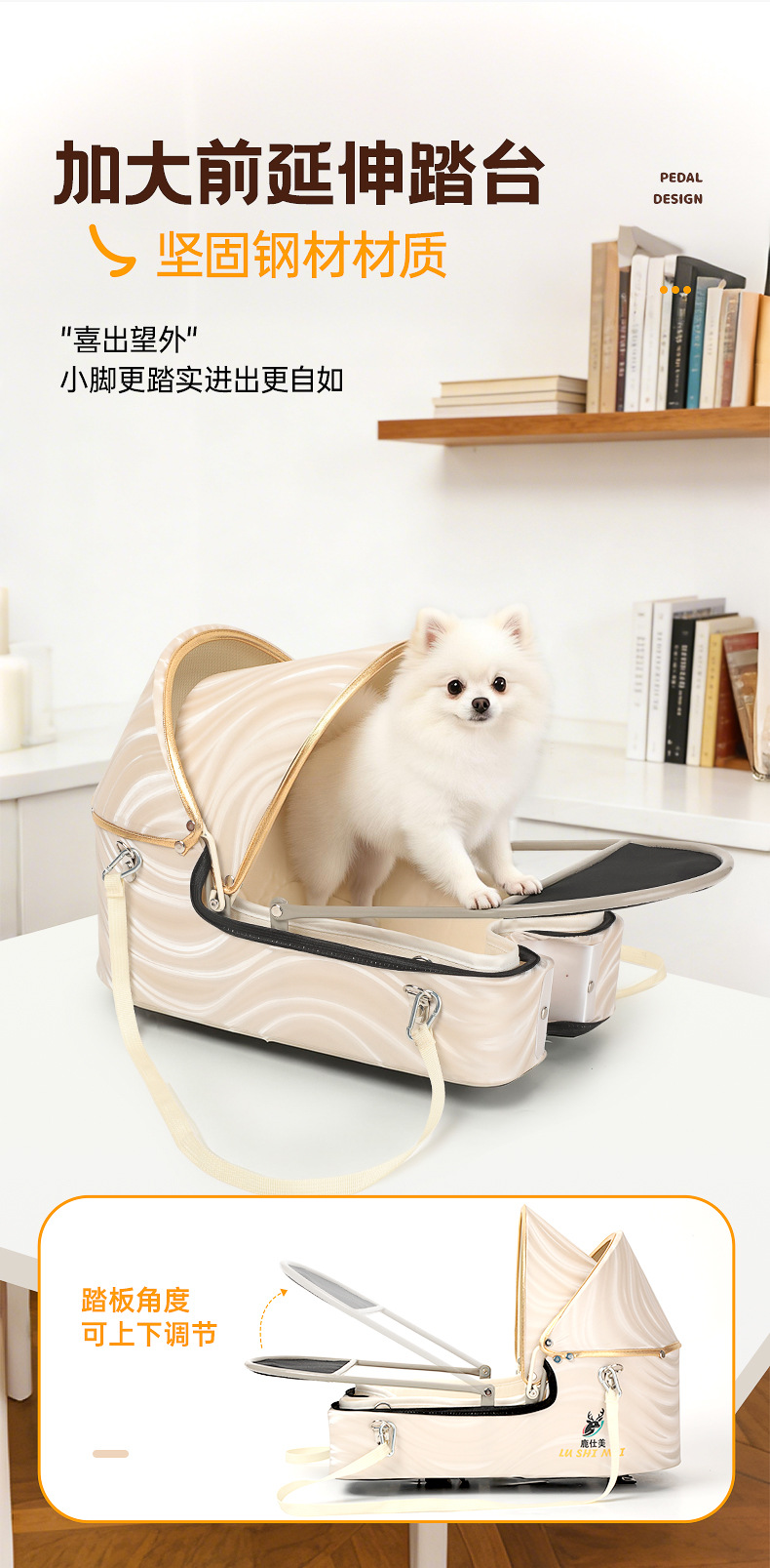 Mountain Bike Pet Car Seat, Electric Vehicle Dog Walking Gadget, Pet Basket with Dog and Cat Carrier