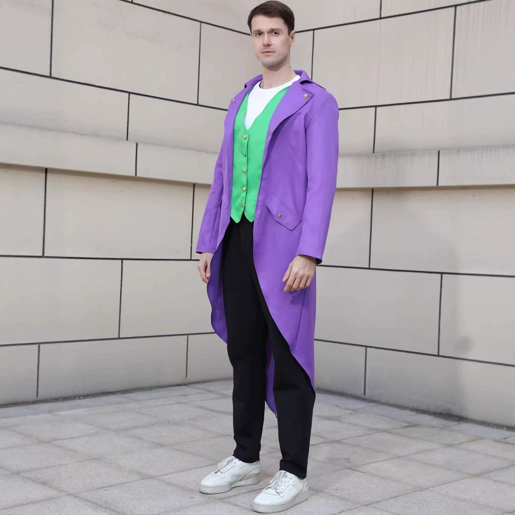 Мужской костюм для сцены, кино и телевидения в стиле ретро, однотонный смокинг в европейско-американском стиле Amazon, для выступлений в средневековом стиле.