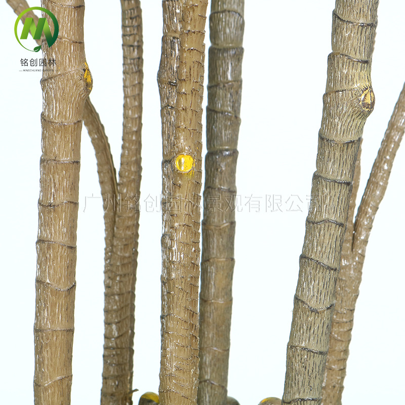 Planta de simulación de Amazon, madera lacada, plantas verdes, plantas de lujo ligeras de alta gama, plantas en maceta, paisajismo interior para el hogar, eucalipto biónico