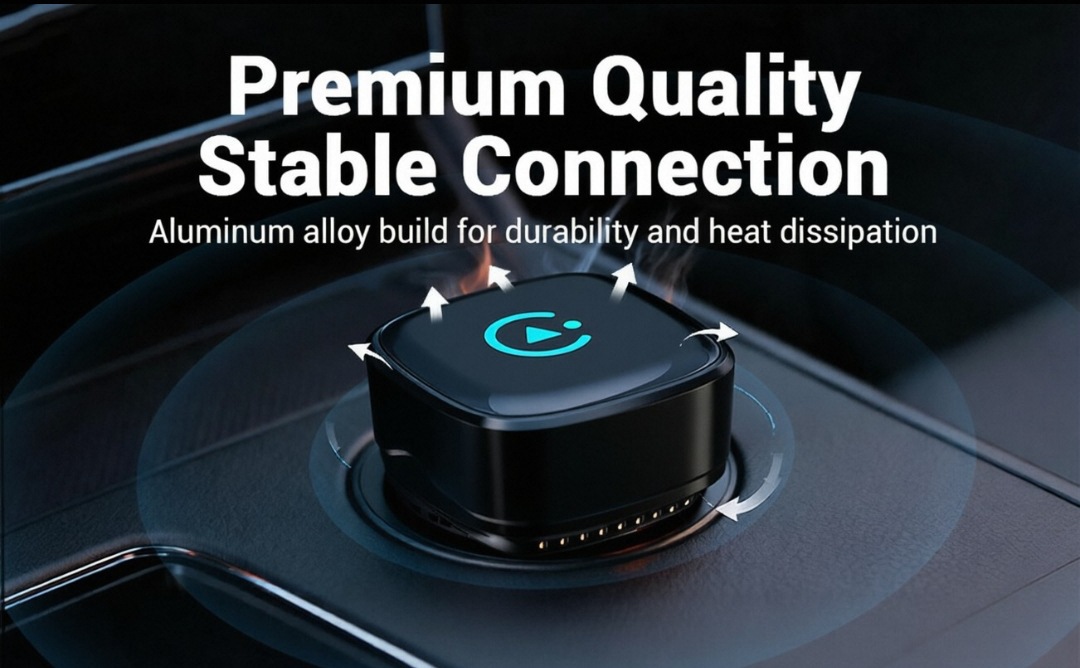 New Foreign Trade Model 2-in-1 Car-Machine Connectivity Module, Direct Plug-In Carplay Wireless Box, Android Auto Carplay Box