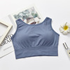 Supporting top with cups, bra top, T-shirt for yoga