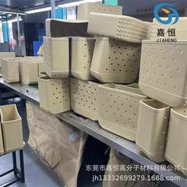 源头厂家开模定制EVA沙滩包现货批发850克女士手提印花洞洞沙滩包