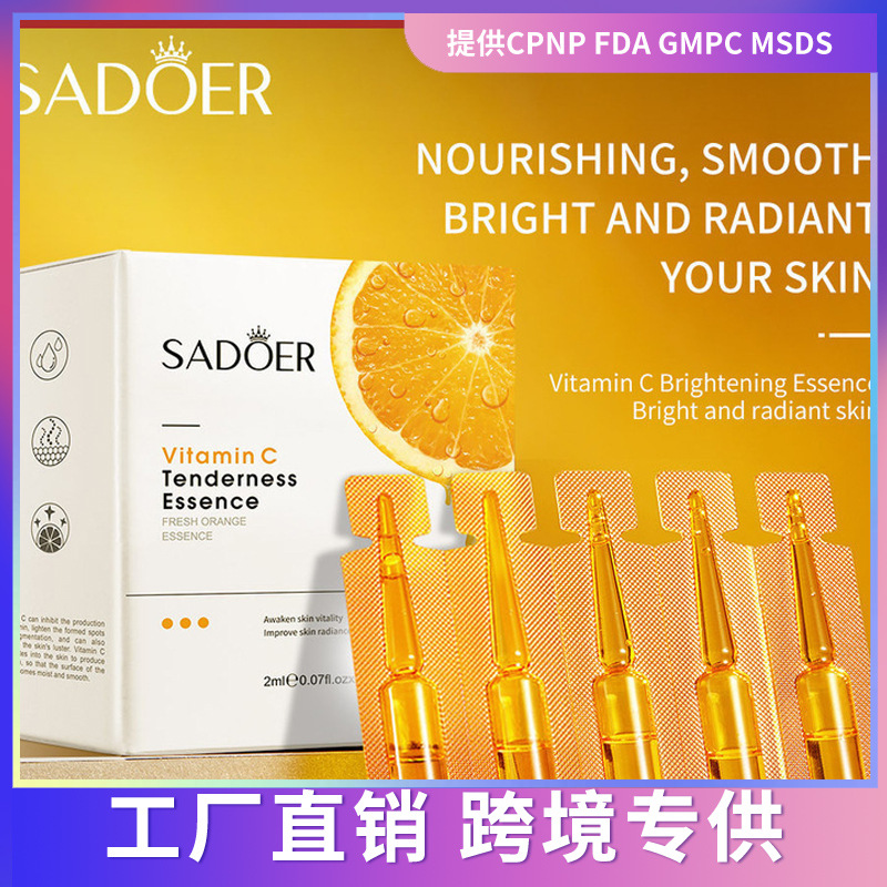 SADOER Vitamin C Essence Hydrating Moisturizing Nourishing Care Enhancing Radiance Skin Softening_voghion.com