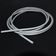 定制超薄0.5MM壁厚食品级硅胶软管金属保护套硅胶管内径5.2*6.2MM
