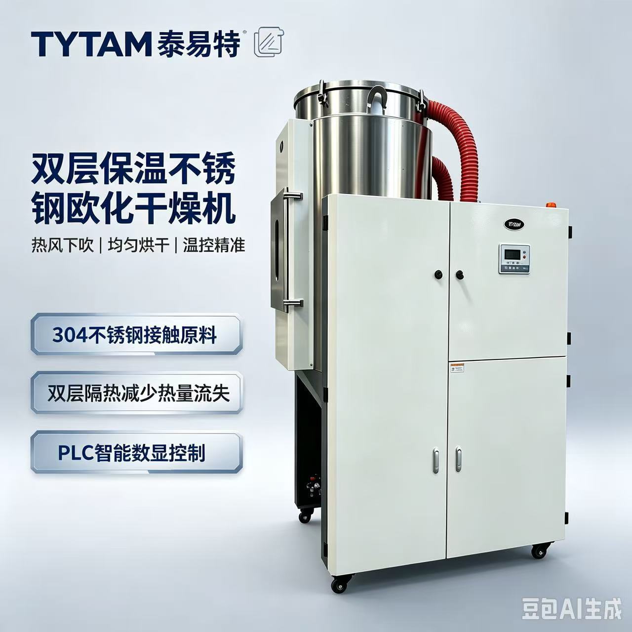 Kunshan 공장 Taite 제습 건조기 분자체 허니컴 회전 휠 트리플 기계 건조 조합