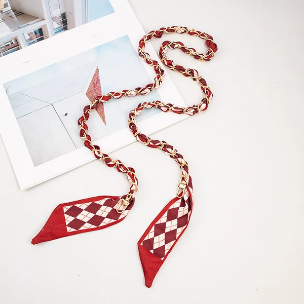Red mobile phone, bag strap, 115cm