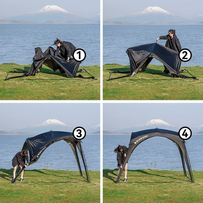 Quick Opening Canopy Outdoor Camping, Avtomobil yan çətirləri