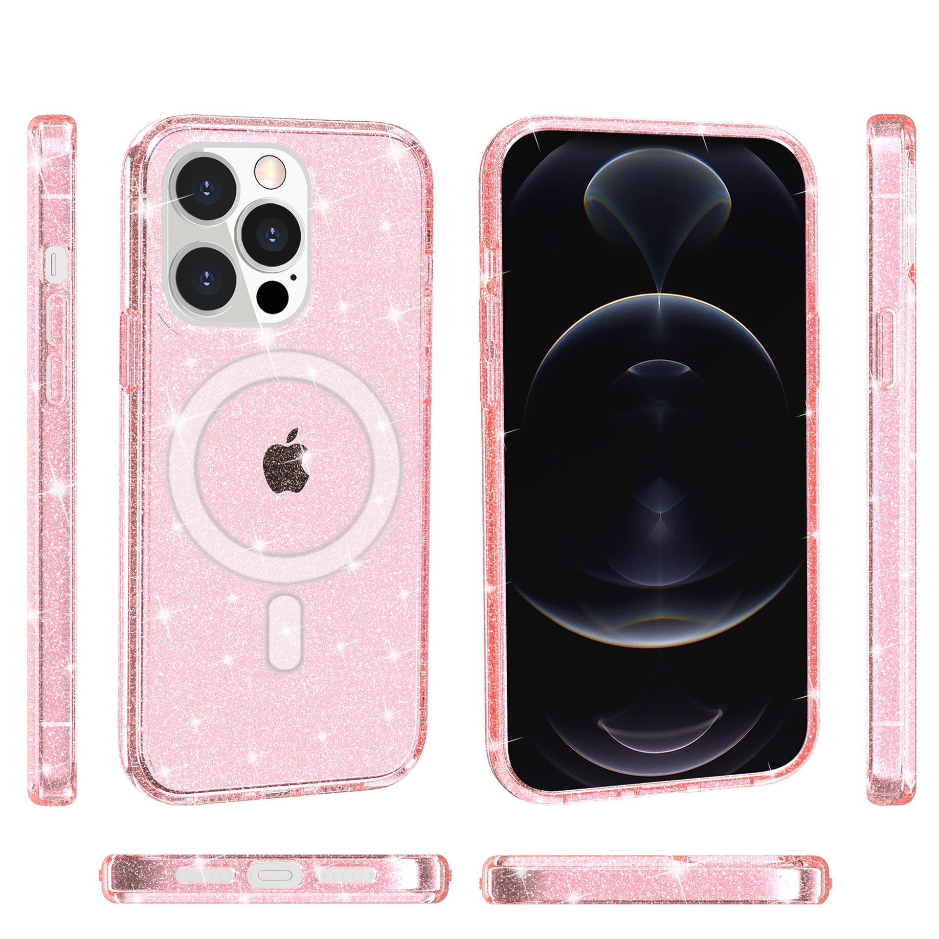 ターミネーター厚みのある落下防止 iPhone14P 磁気電話ケースヨーロッパとアメリカの Apple 17 13p ハード保護カバー