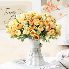 仿真绿植10头牡丹花苞乔迁婚庆布置仿真花工程花艺人造假花装饰花