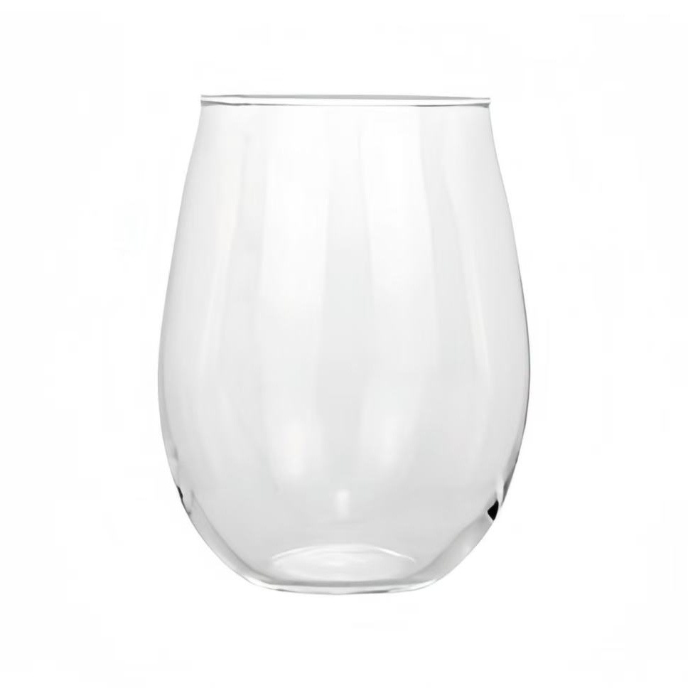 Vaso de vidrio de alta borosilicona simple al por mayor, taza de té, taza de cerveza, taza de agua en forma de huevo, taza de jugo de bebida, logotipo impreso