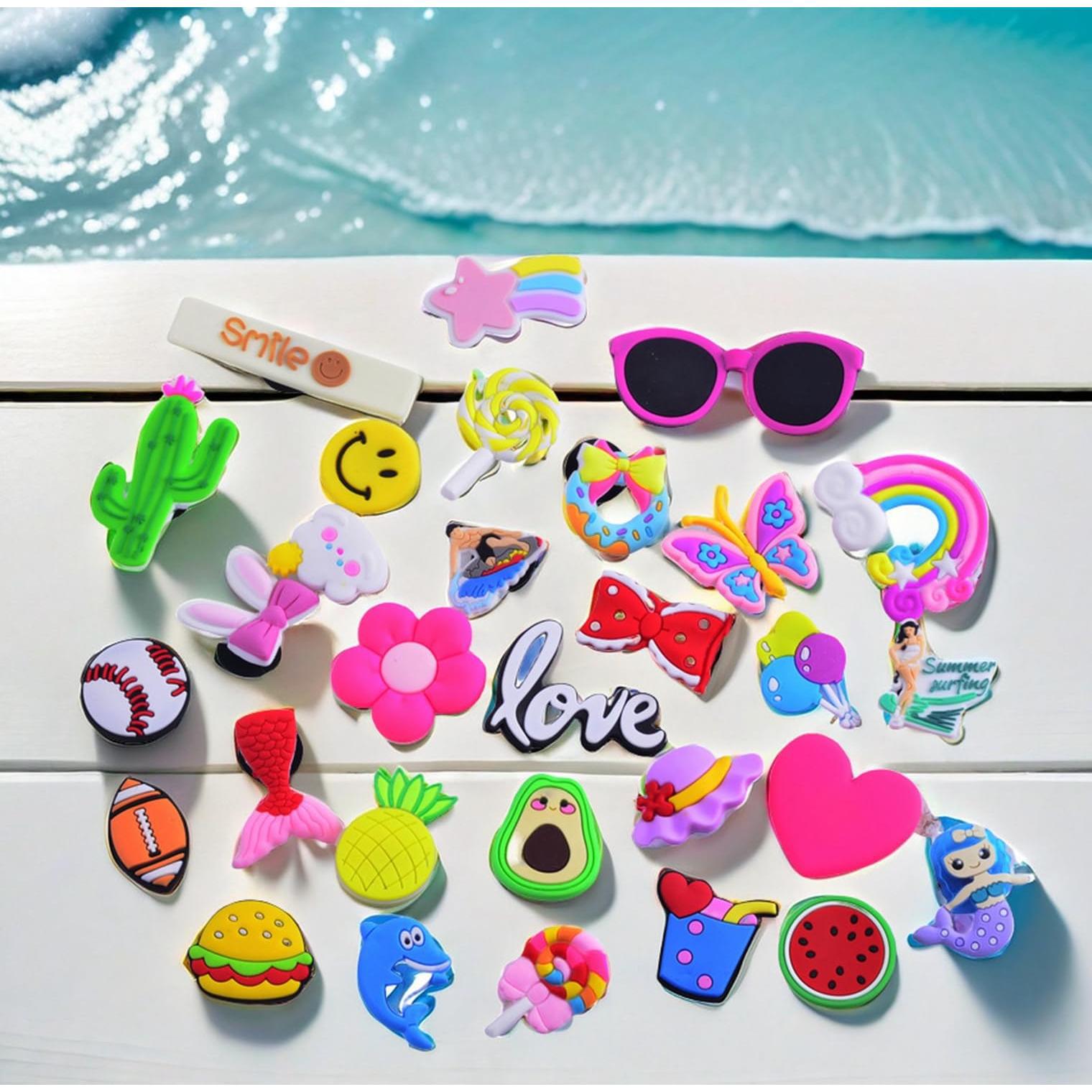 Bag buckle Bag Accessories Type 1 Set PVC Cartoon Bag Buckle