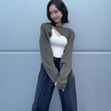 韩剧顶楼2周锡京同款毛衣女针织开衫吊带背心两件套不规则上衣潮