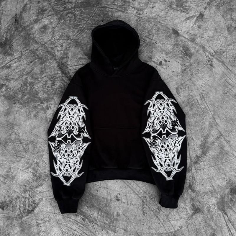 Felpa con cappuccio e zip cyberpunk Y2K – Felpa streetwear con stampa 3D e grafica futuristica | Giacca unisex retrò oversize (S-5XL)_voghion.com