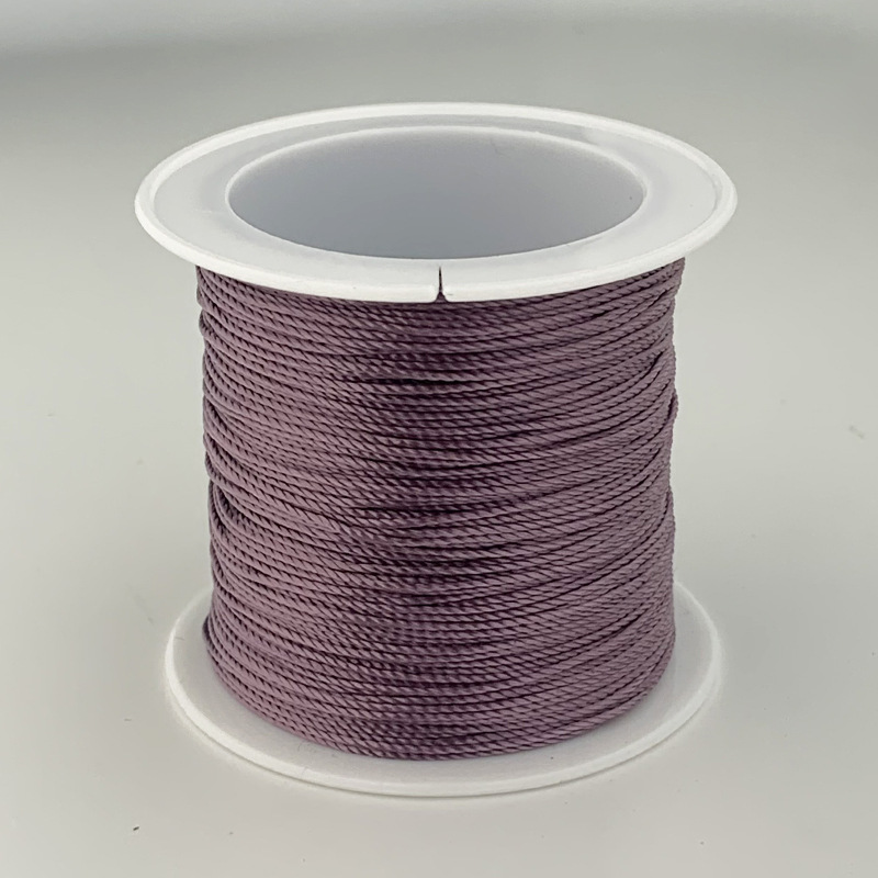 12 hilos de alambre trenzado hilo rojo hilo de color Morandi cuerda trenzada collar cuerda cuerda trenzada a mano material de bricolaje