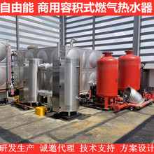 自由能商用容积式燃气热水器G100-310 376 400QW储水式热水锅炉