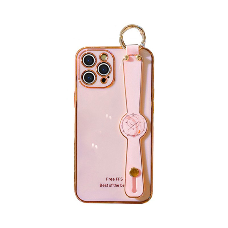 Suitable for Iphone14 Phone Case Xsmax Apple 13/12 Electroplated Wrist Strap 8plus Creative 7 Drop-Resistant 11 New