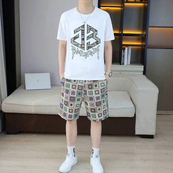 White set, T-shirt, shorts