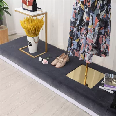 Live-Streamed Clothing and Accessories, Fur Wool pad - customized-contact-customer-service-dark-gray-short-hair